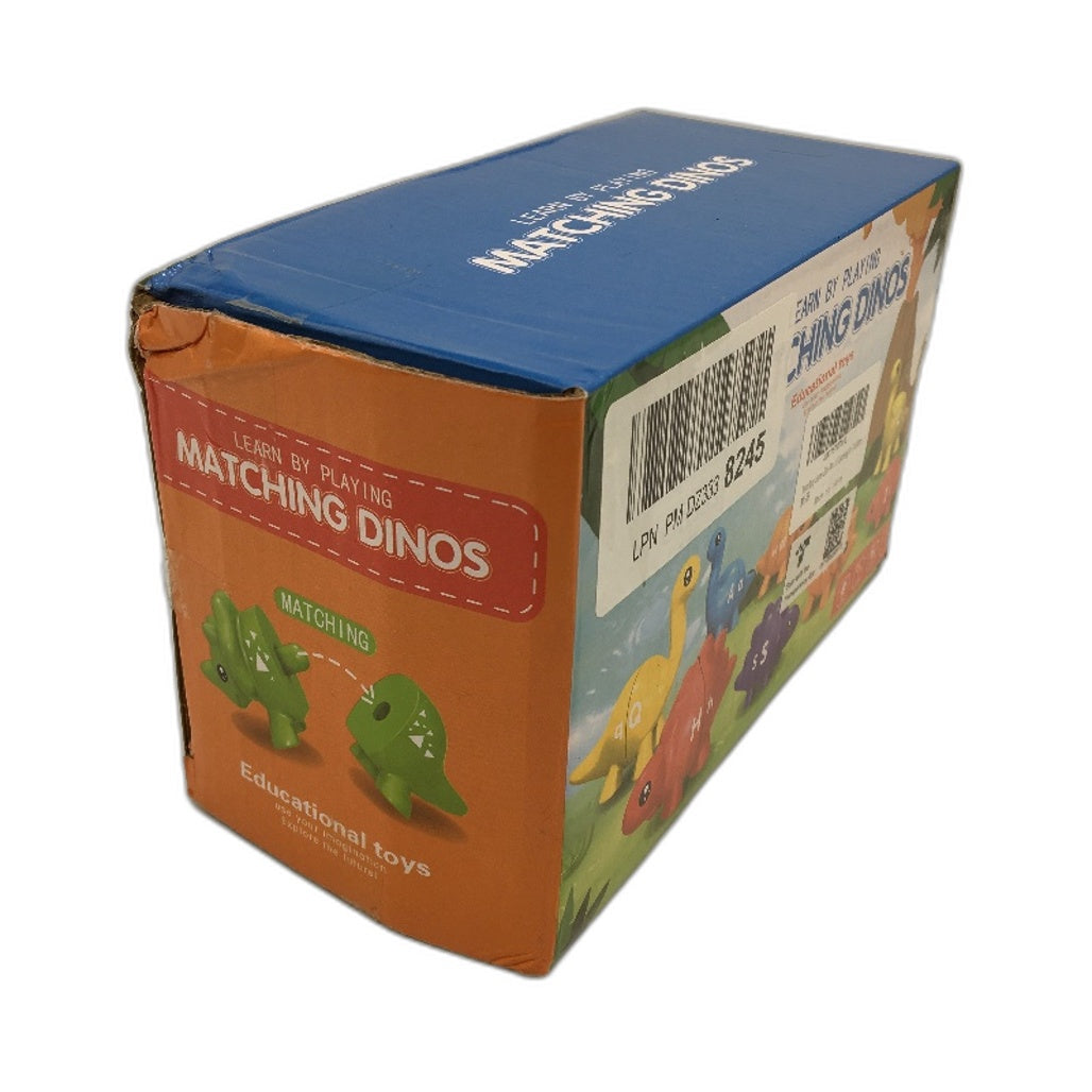 26 Piece Matching Dinos Learning Alphabet Dinosaur Educational Toys NEW