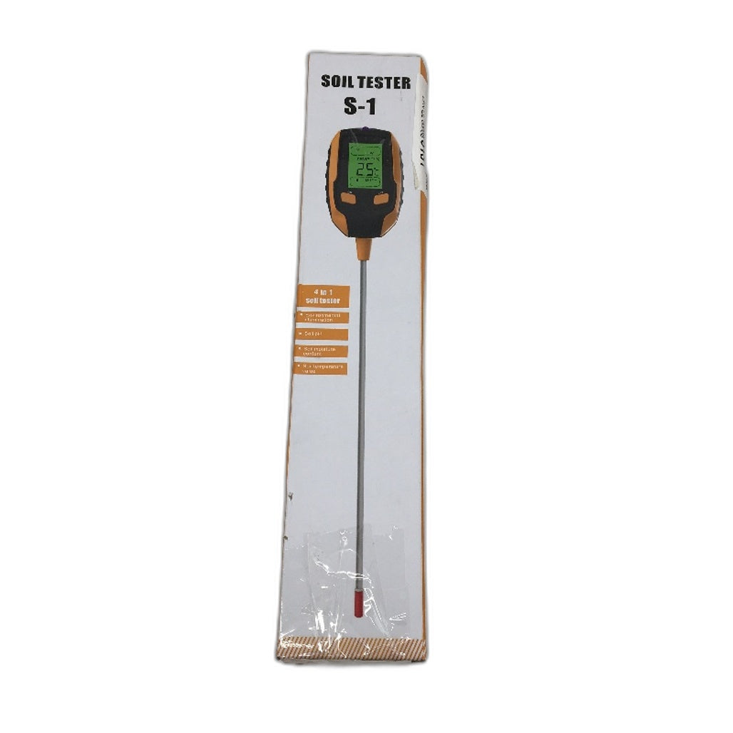 4 in 1 Digital Soil Moisture Temperature PH Meter Test for Gardening DEMO