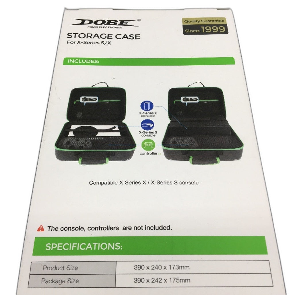 Dobe Portable Storage Case with Shoulder Strap for Series X and S Consoles NEW