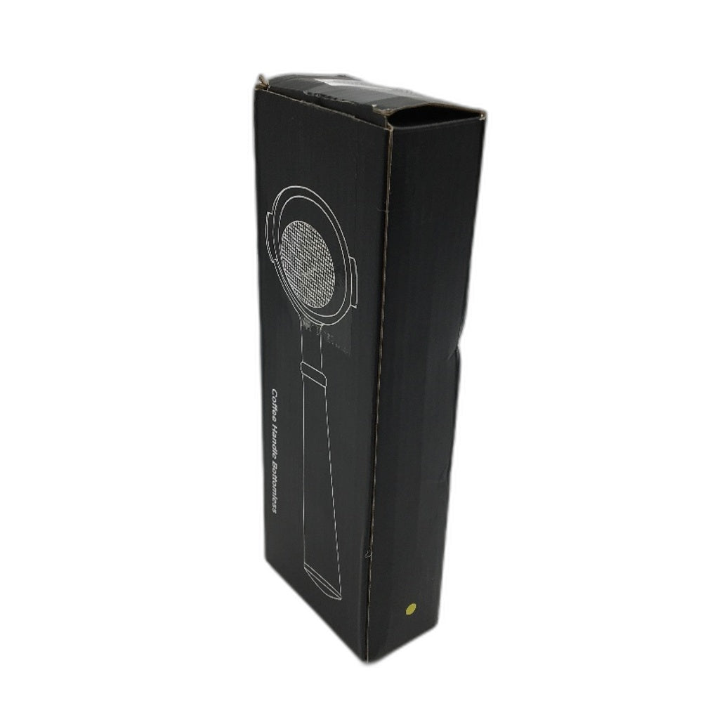 58mm E61 2 Ear Bottomless Stainless Steel Coffee Portafilter Black Handle NEW