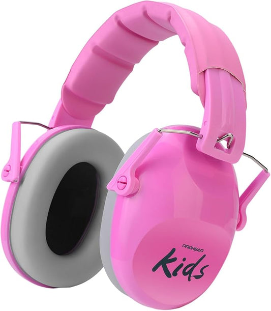 PROHEAR 28dB Noise Reduction Ear Protection Safety Earmuffs in Pink NEW