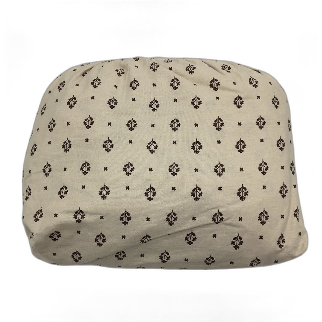 Target Amelia Floral Printed Brown Fitted Sheet and 1 Pillowcase Size QUEEN NEW