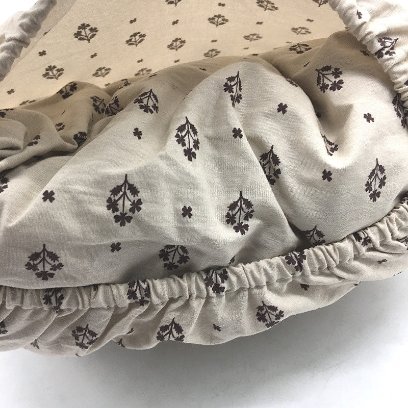 Target Amelia Floral Printed Brown Fitted Sheet and 1 Pillowcase Size QUEEN NEW