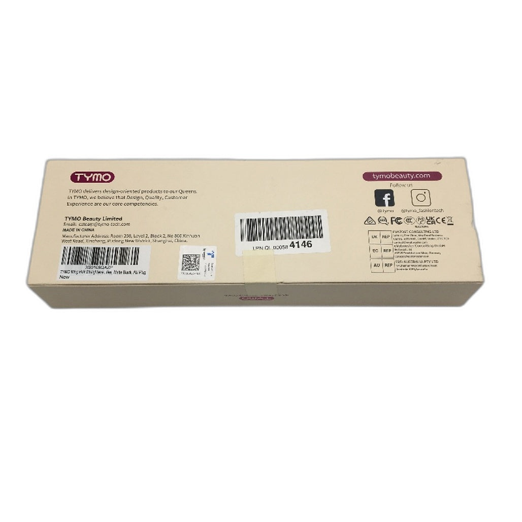 Tymo Ring 3D Teeth Fast Heating Built-In Comb Hair Straightener Brush DEMO