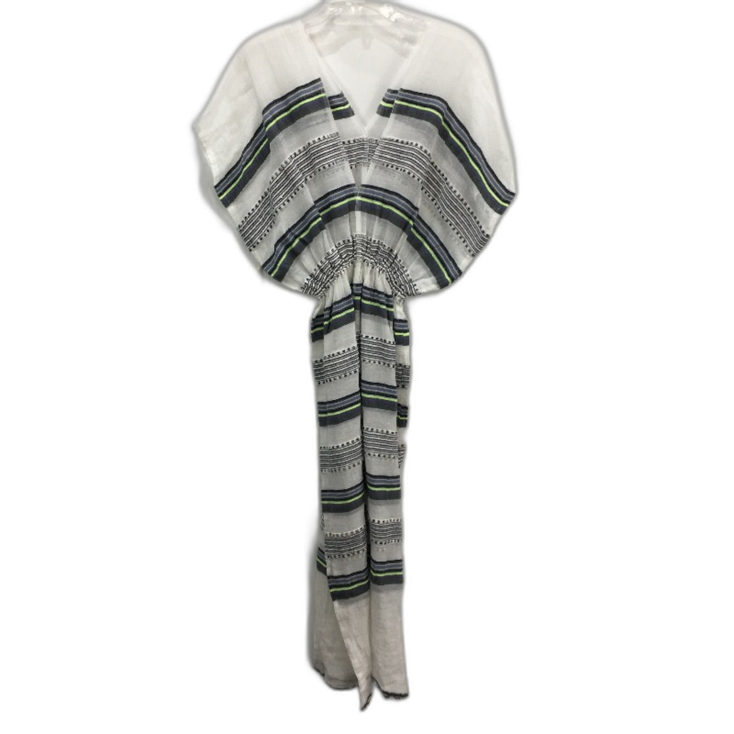 Lemlem Rucha Gauze Multi Stripe Cotton Blend Patio Dress Ladies Size Medium NEW
