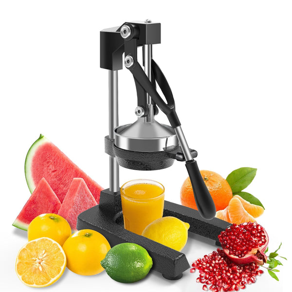 Industrial Durable Cast-Iron Hand Press Manual Citrus Fruit Juicer NEW