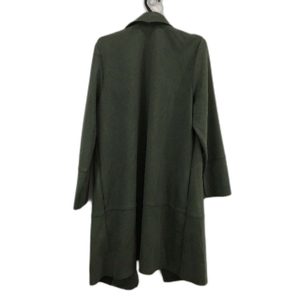 Katies Everday Chic Khaki Green Suedette Drape Style Coat Ladies Size 14 NEW