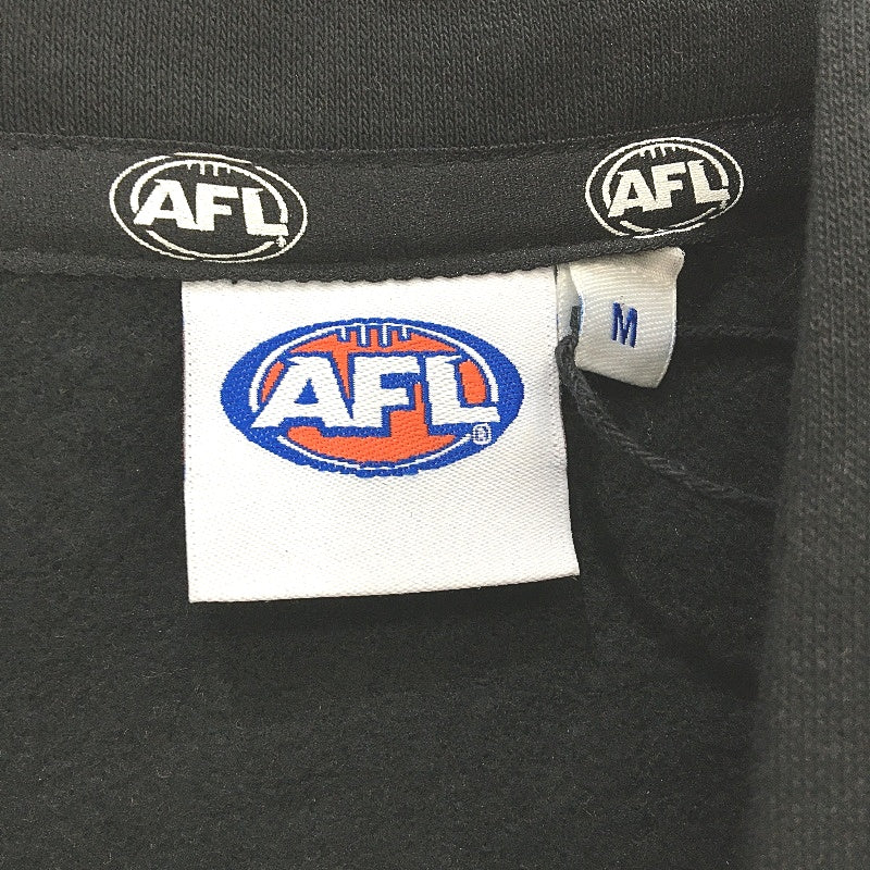 AFL Official Merch Richmond Tigers Black Hooded Jumper Mens Size Medium NEW