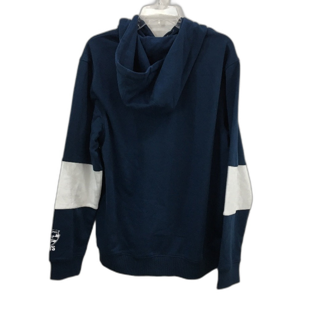 AFL Football Official Merch Geelong Cats Navy Hooded Jumper Mens Size Medium NEW