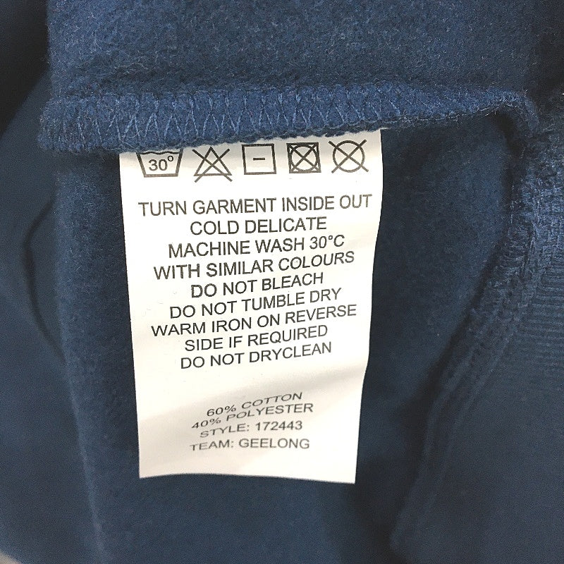 AFL Football Official Merch Geelong Cats Navy Hooded Jumper Mens Size Medium NEW