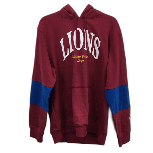 AFL Football Official Merch Brisbane Lions Hooded Jumper Mens Size Medium NEW