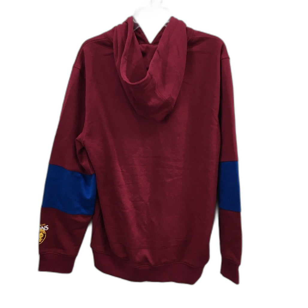 AFL Football Official Merch Brisbane Lions Hooded Jumper Mens Size Medium NEW