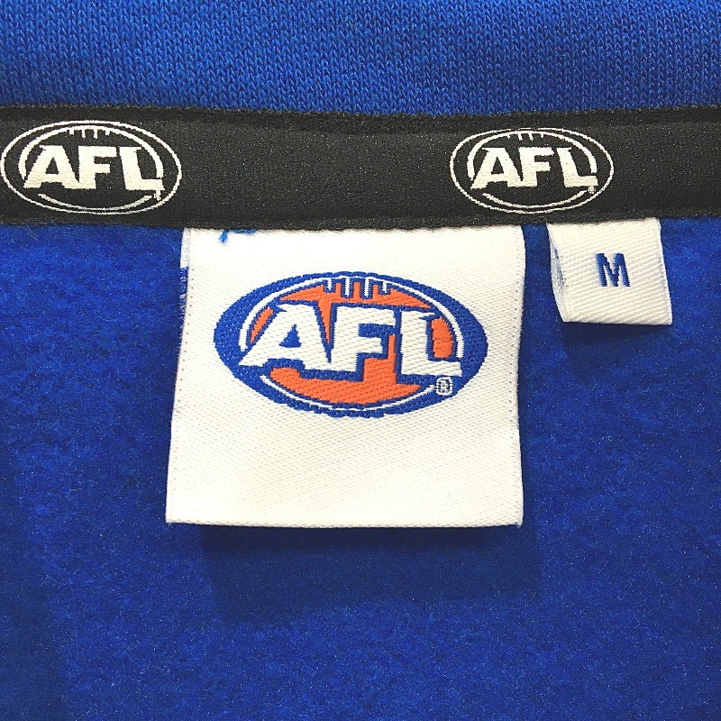 AFL Football Official Merch West Coast Eagles Blue Hooded Jumper Mens Size M NEW