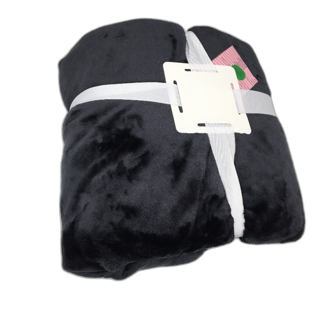 Target Ivy Supersoft Luxe Winter Warmth Dark Grey 127 x 152cm Throw Blanket NEW
