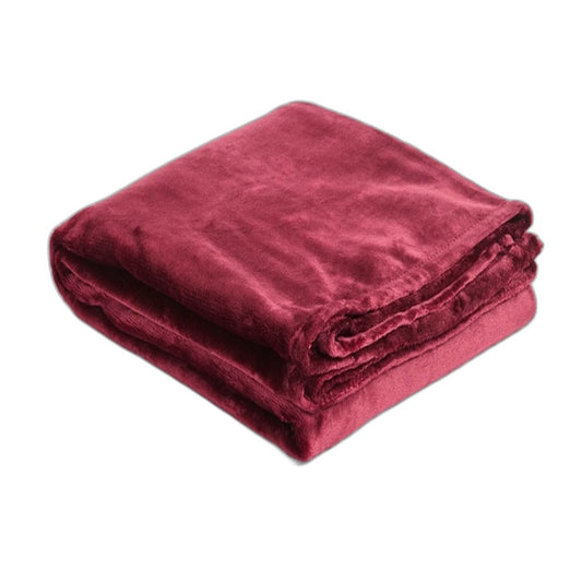 Target Ivy Supersoft Luxe Winter Warmth Burgundy 127 x 152cm Throw Blanket NEW