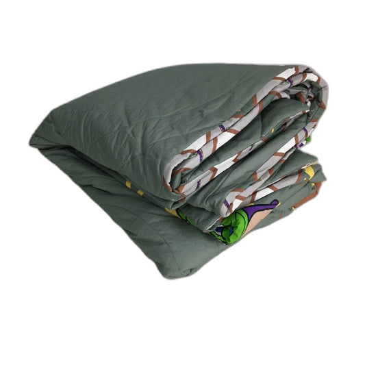 Disney Pixar Toy Story Green Reversible Quilted Coverlet Set DOUBLE Bed NEW