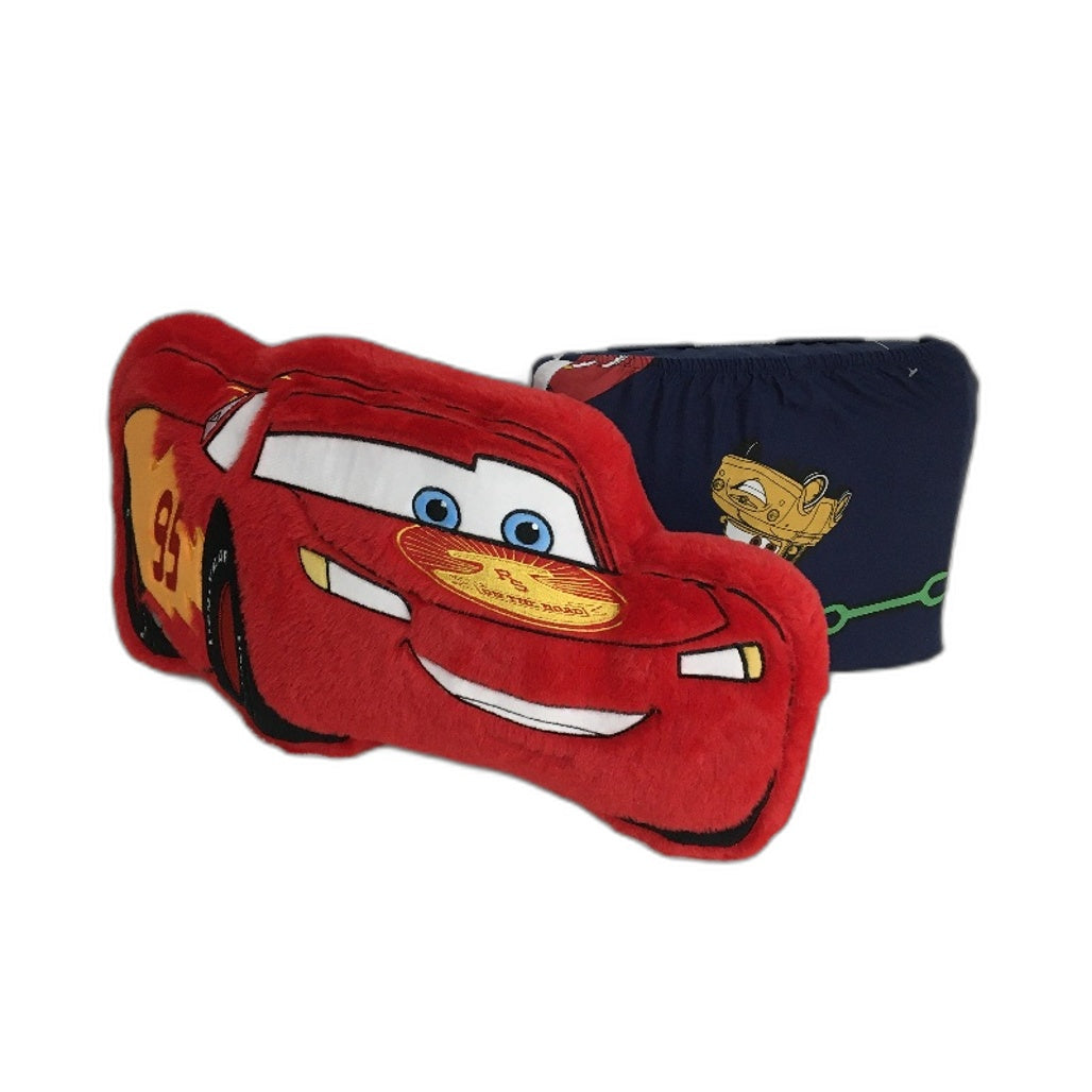 Disney Pixar CARS Reversible Cotton Quilt Cover Set & Plush Cushion DOUBLE NEW