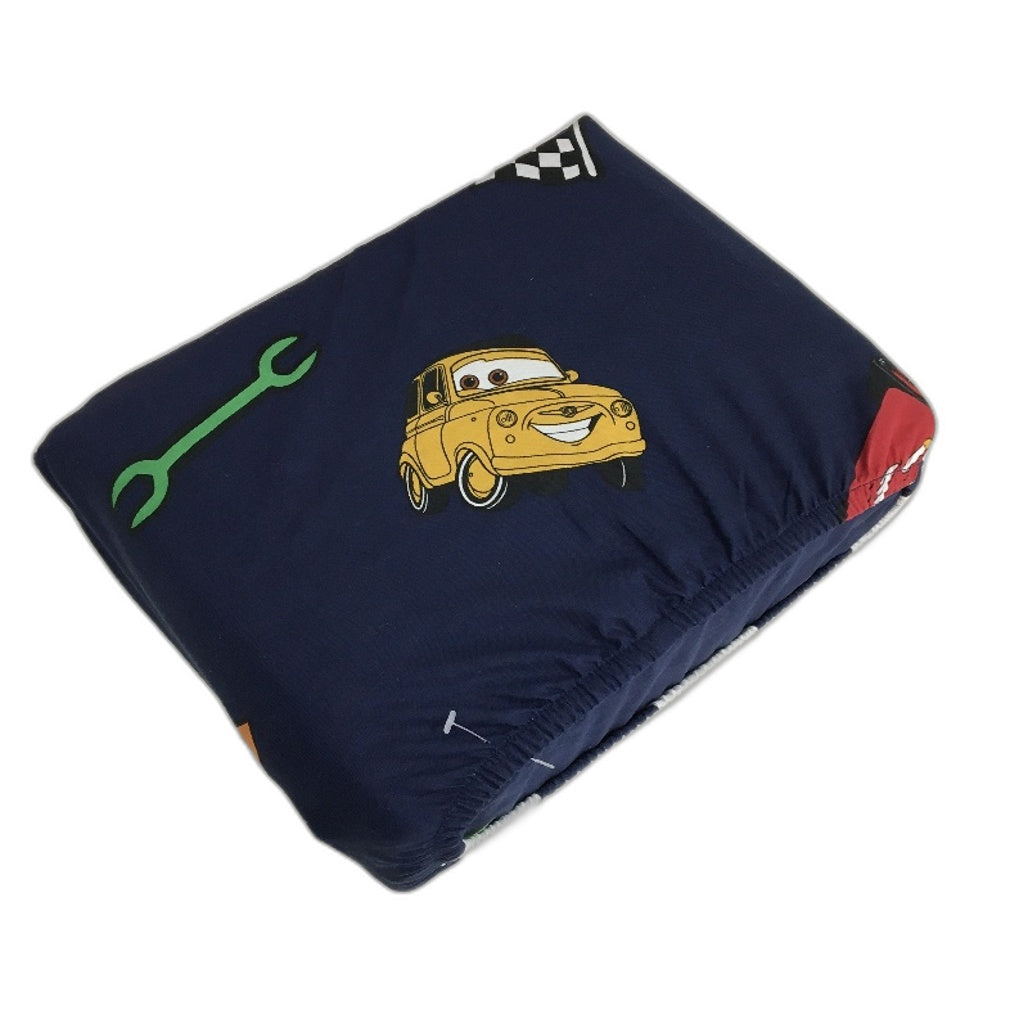 Disney Pixar CARS Reversible Cotton Quilt Cover Set & Plush Cushion DOUBLE NEW