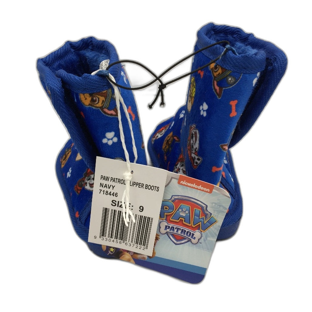 Nickelodeon Blue Slipper Boots Kids Size 9, Hooded Towel & Lunch Box Pack NEW