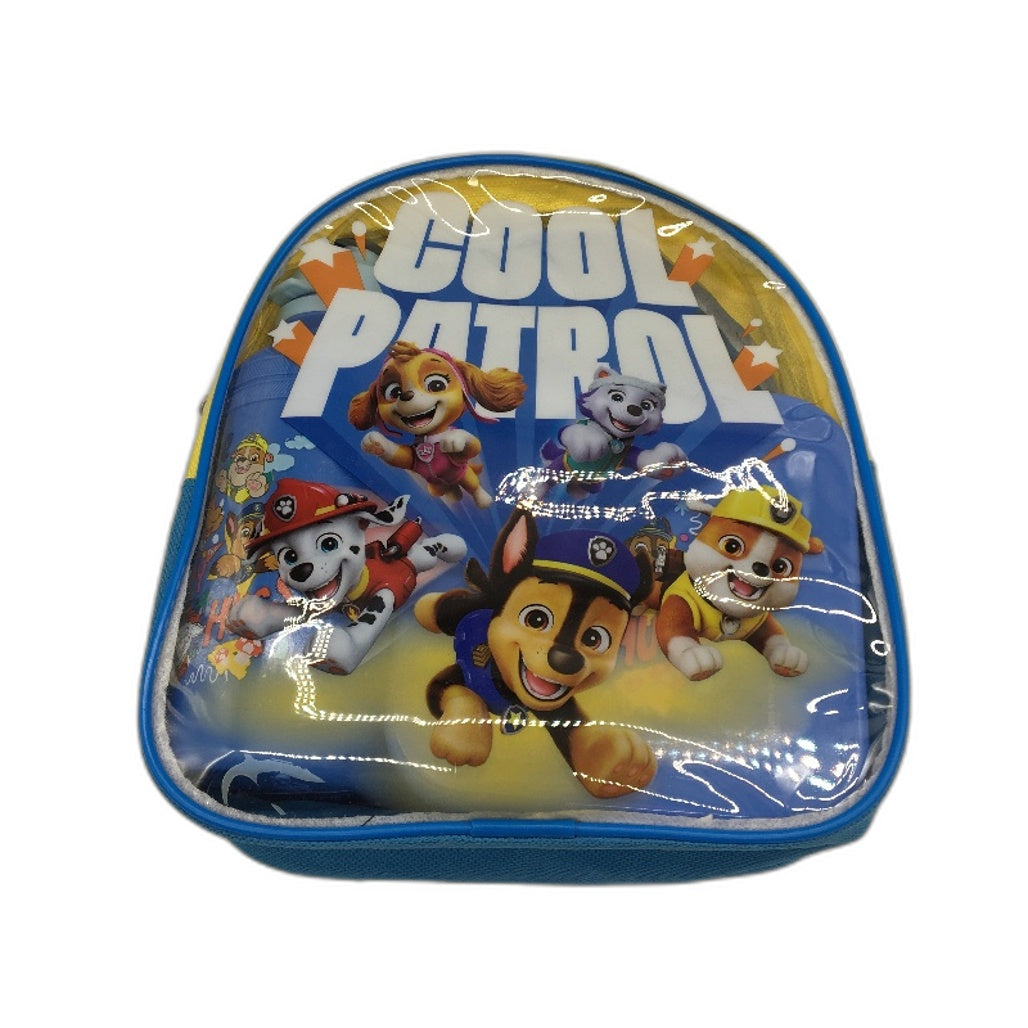 Nickelodeon Blue Slipper Boots Kids Size 9, Hooded Towel & Lunch Box Pack NEW