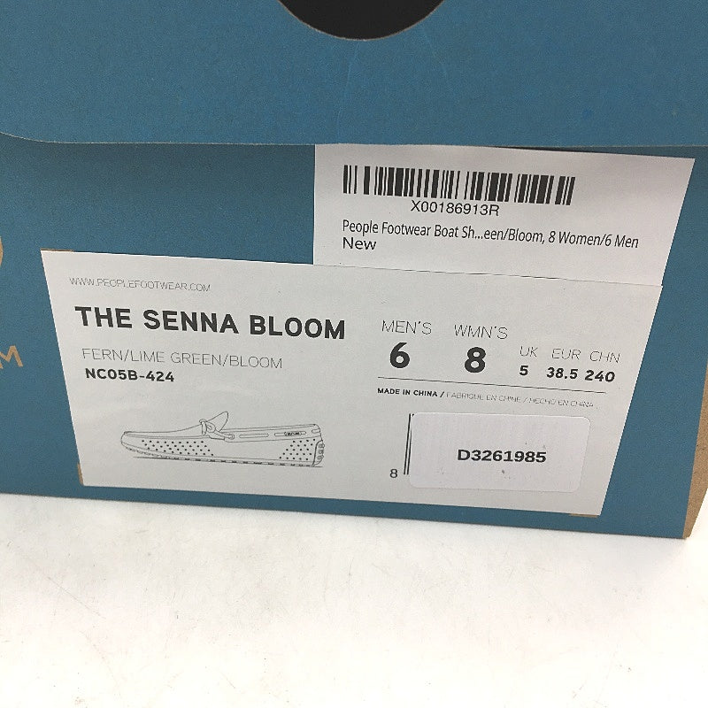People Footwear Senna Bloom Waterproof Slip-On EVA Boat Shoes Unisex M6 L8 NEW