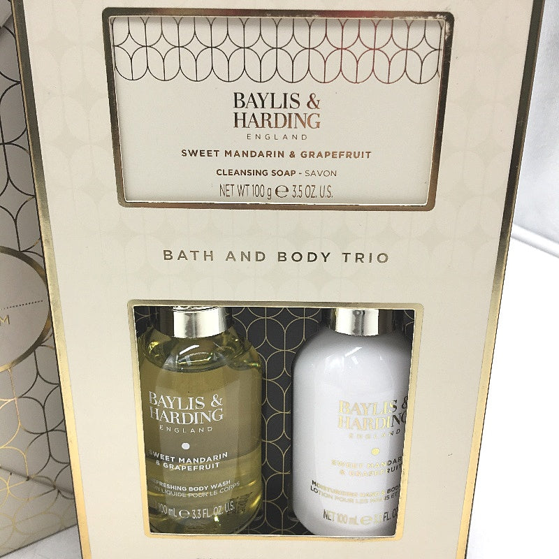 Bayliss & Harding Sweet Manderine & Grapefruit Candelit Bath Pamper Pack NEW