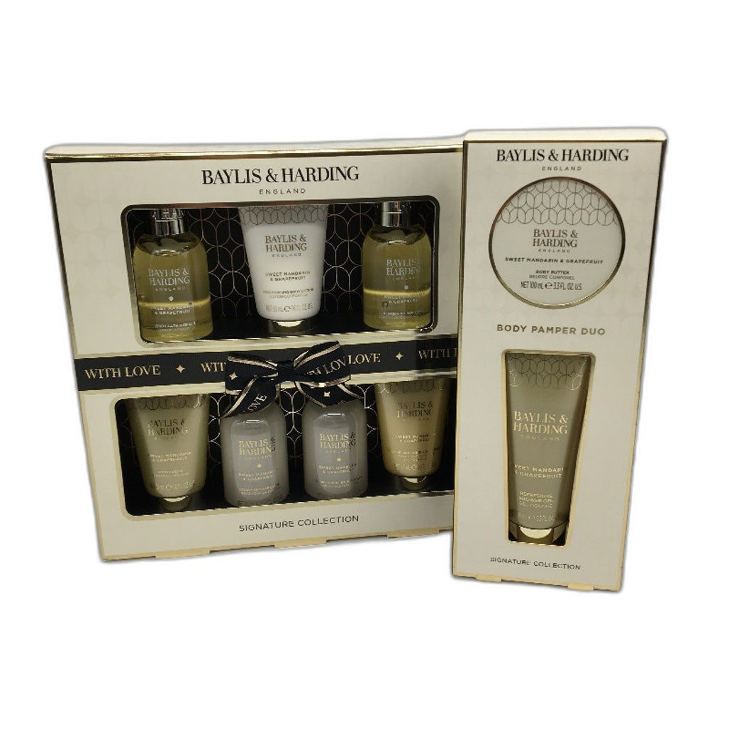 Bayliss & Harding Sweet Manderine & Grapefruit Signature Bath Pamper Pack NEW