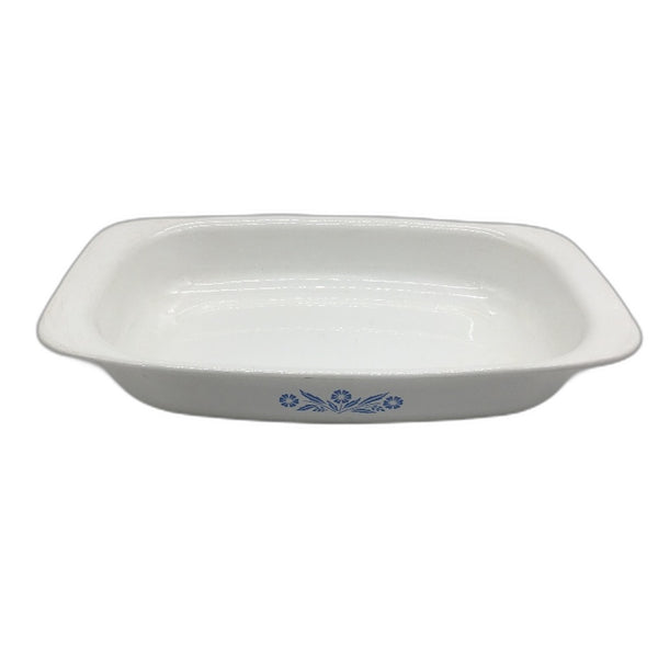 VINTAGE Corning Ware Made In Australia Blue Corn Flower Roaster Dish