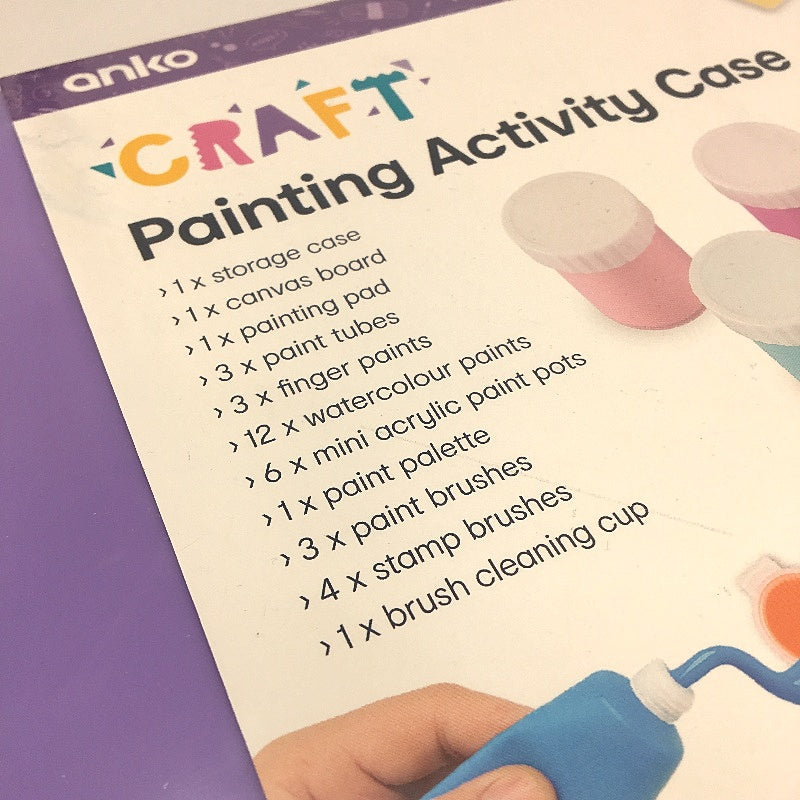 Set Of Portable Travel Drawing Craft & Painting Colouring Activity Cases NEW