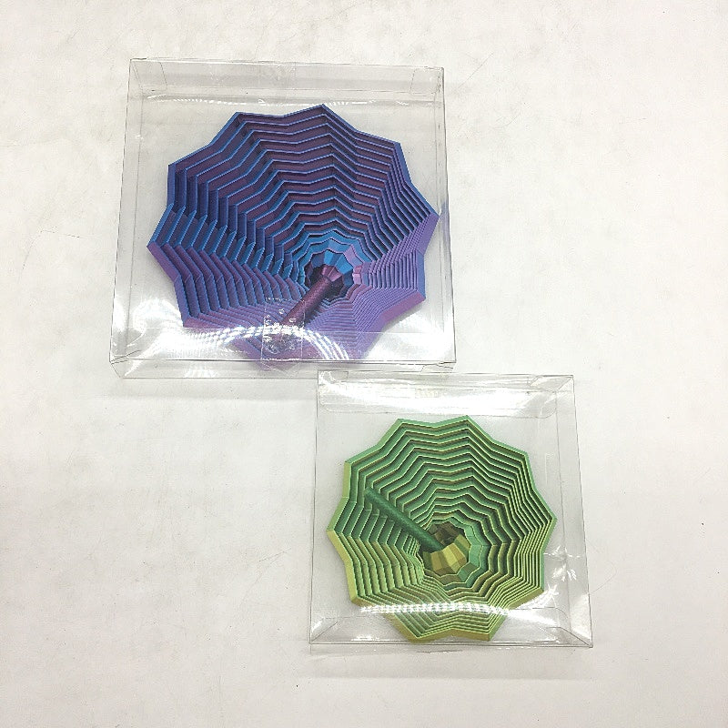3D Printed Chromatic Multicoloured Dragon & Fidgets Artwork 9 Piece Pack NEW