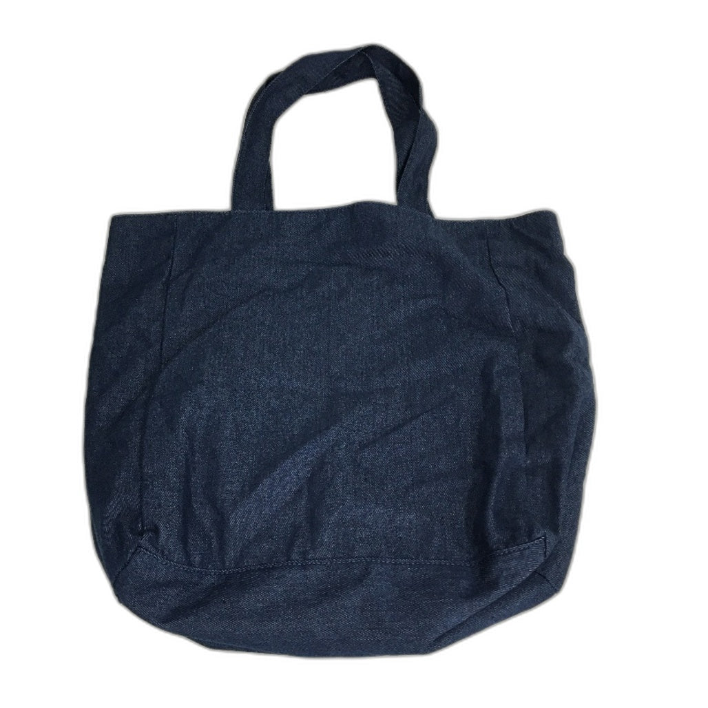 Beige Corduroy & Blue Lightweight Denim Double Large Tote Bag Pack NEW