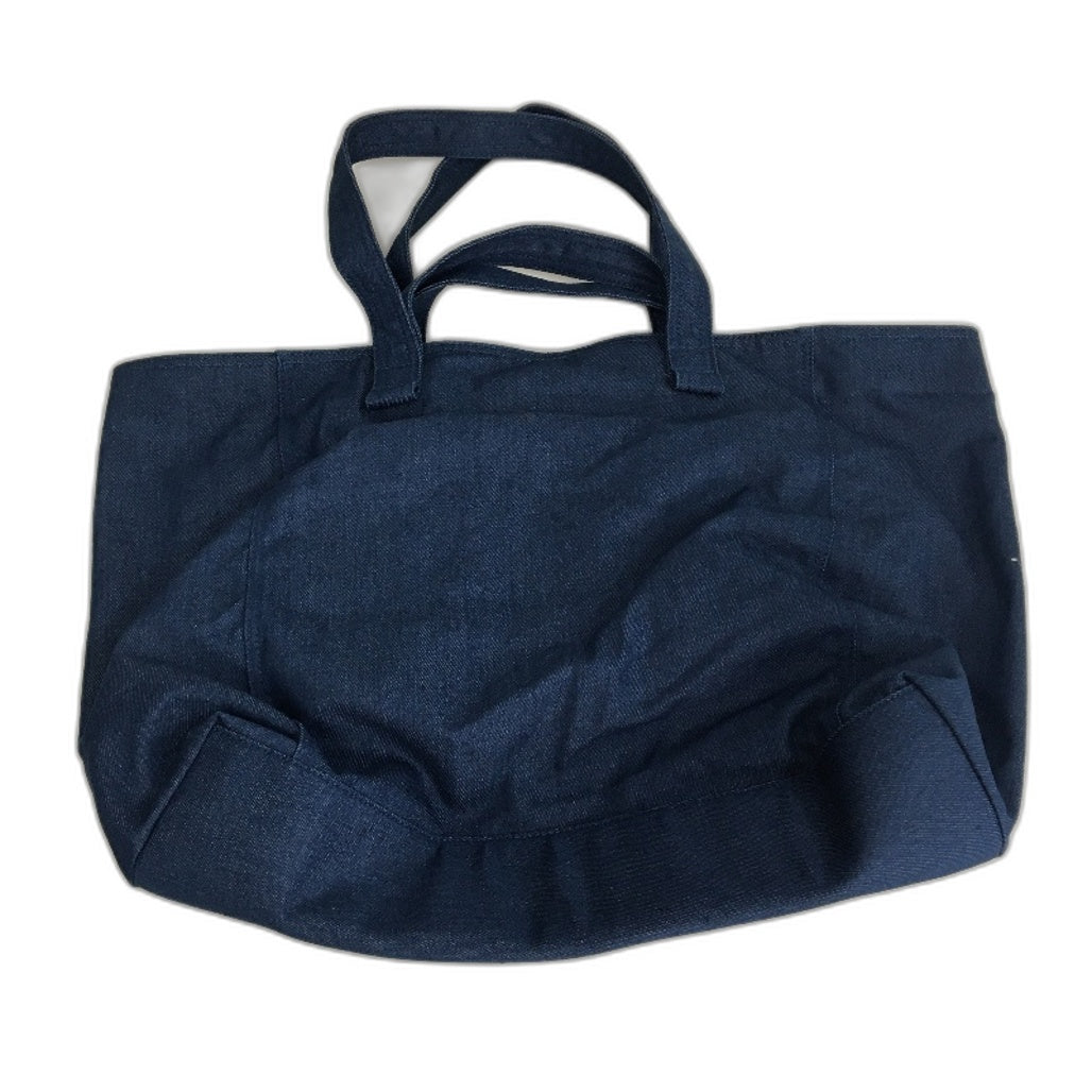 Lightweight Blue Denim Multi Pocket Nappy Bag Large Tote Large Shoulder Bag NEW