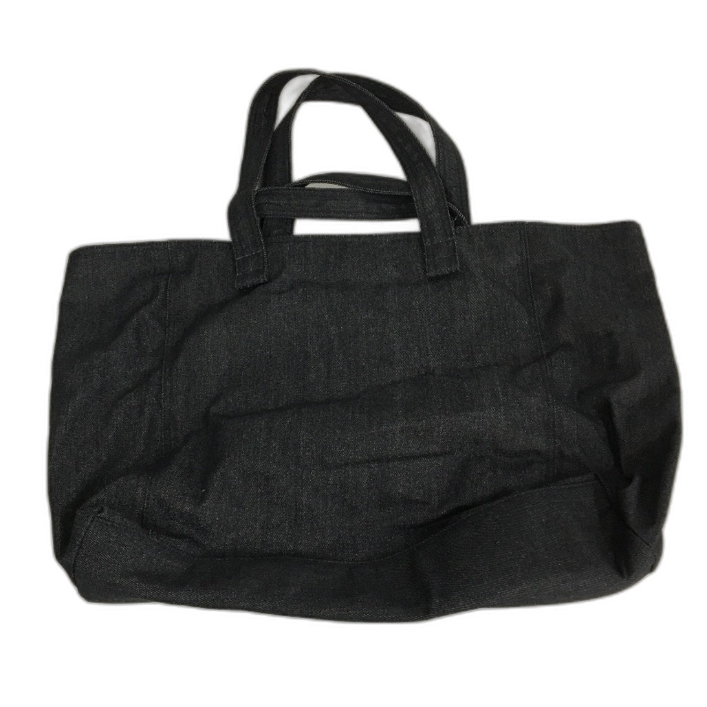 Lightweight Black Denim Multi Pocket Nappy Bag Large Tote Large Shoulder Bag NEW