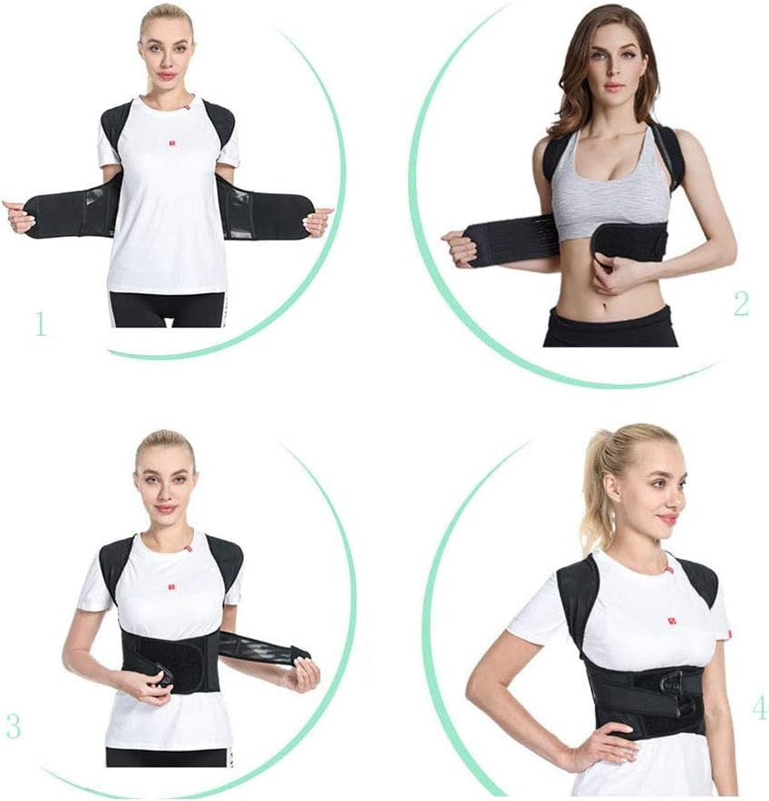 WJF0033GXY Posture Correction Belt for Adults & Kids - Anti-Hunchback Support