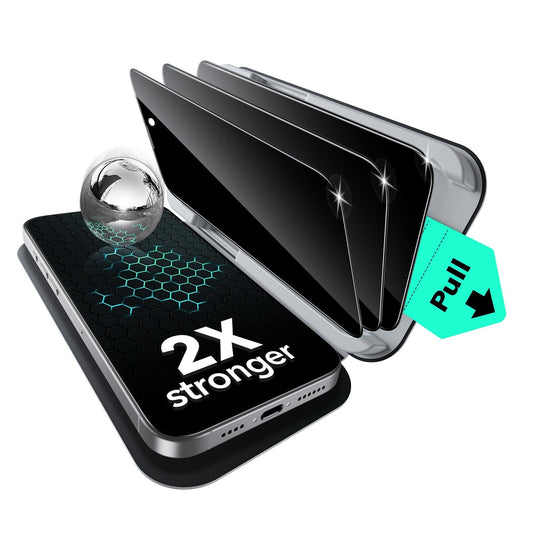 ESR 3 Pack Privacy Screen Protectors for iPhone 16e 14 13 Pro