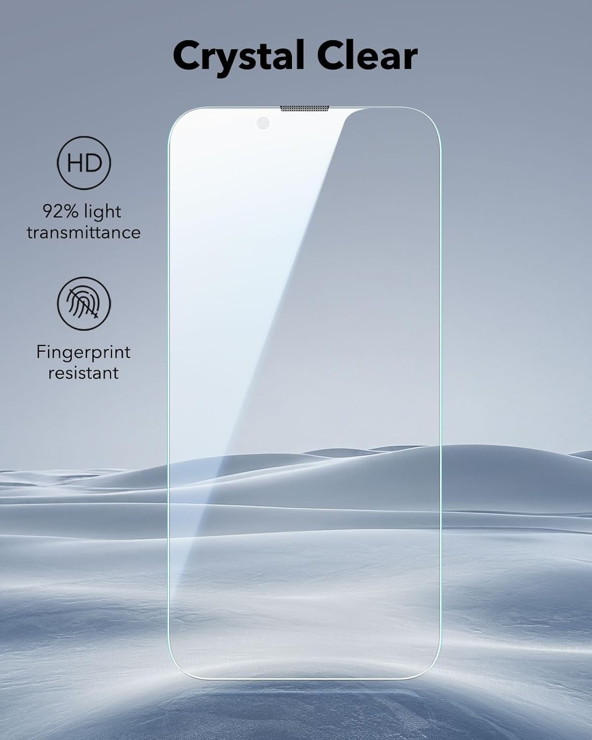 ESR 3 Pack Privacy Screen Protectors for iPhone 16e 14 13 Pro