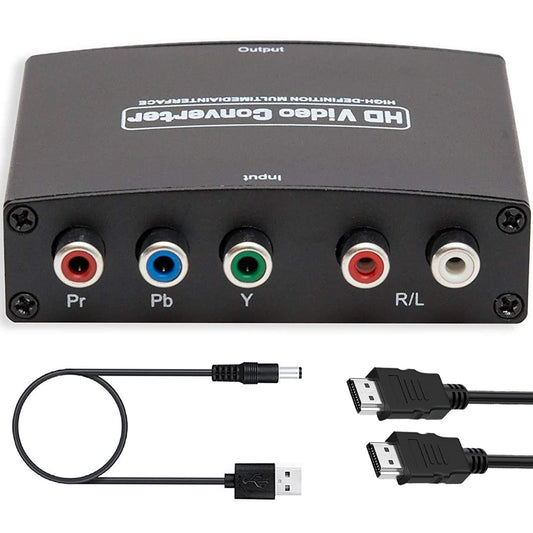 Tunghey Component to HDMI Adapter with 1M Cable for Xbox 360 PS3