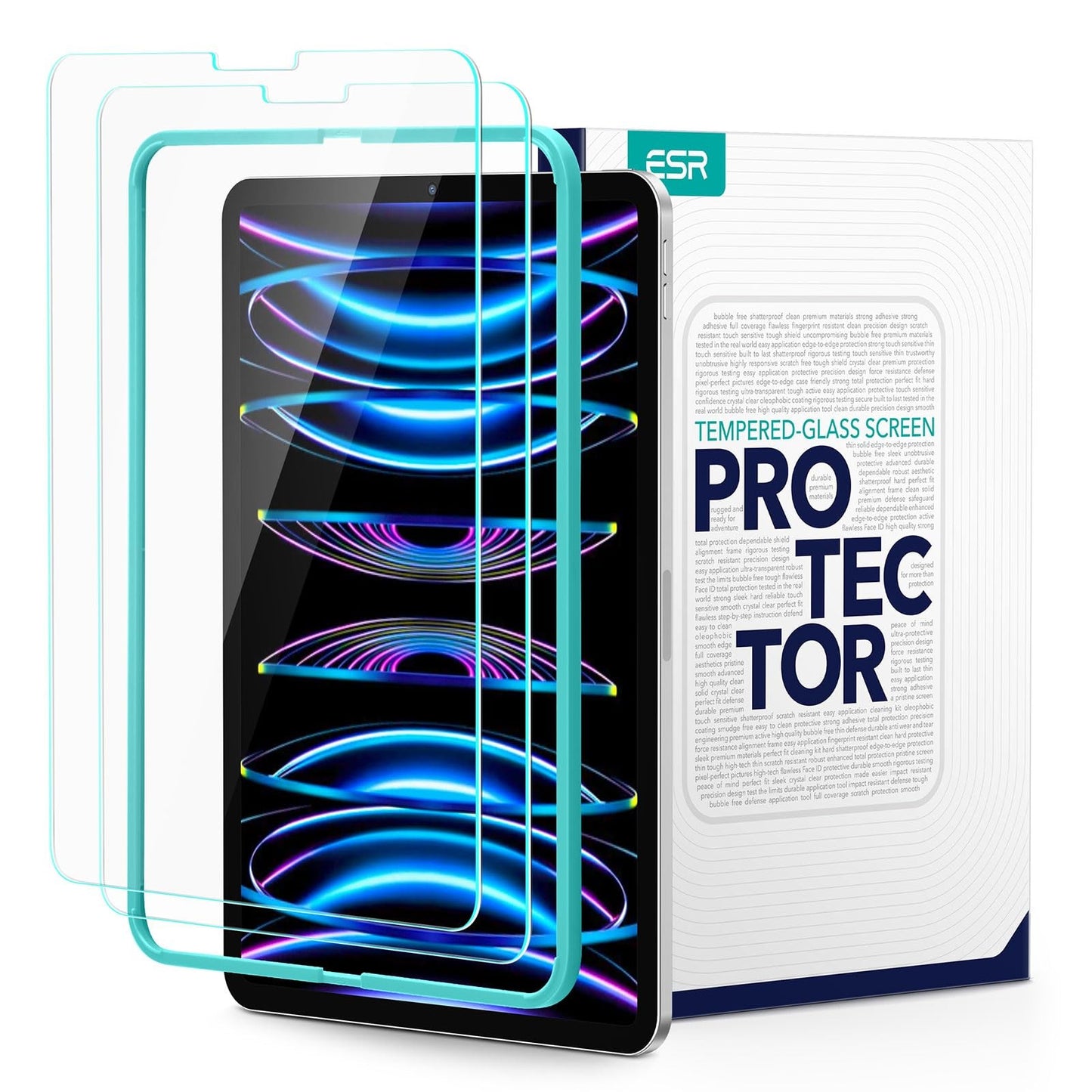 ESR Tempered Glass Screen Protector for iPad Pro 11" & Air 10.9"