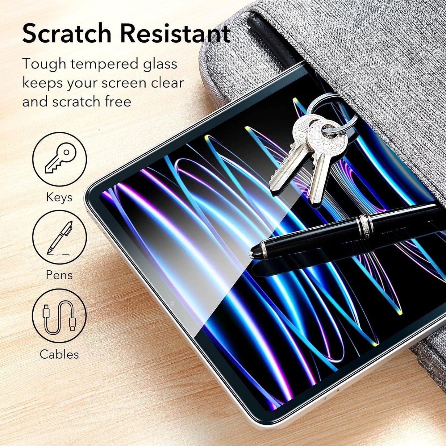 ESR Tempered Glass Screen Protector for iPad Pro 11" & Air 10.9"