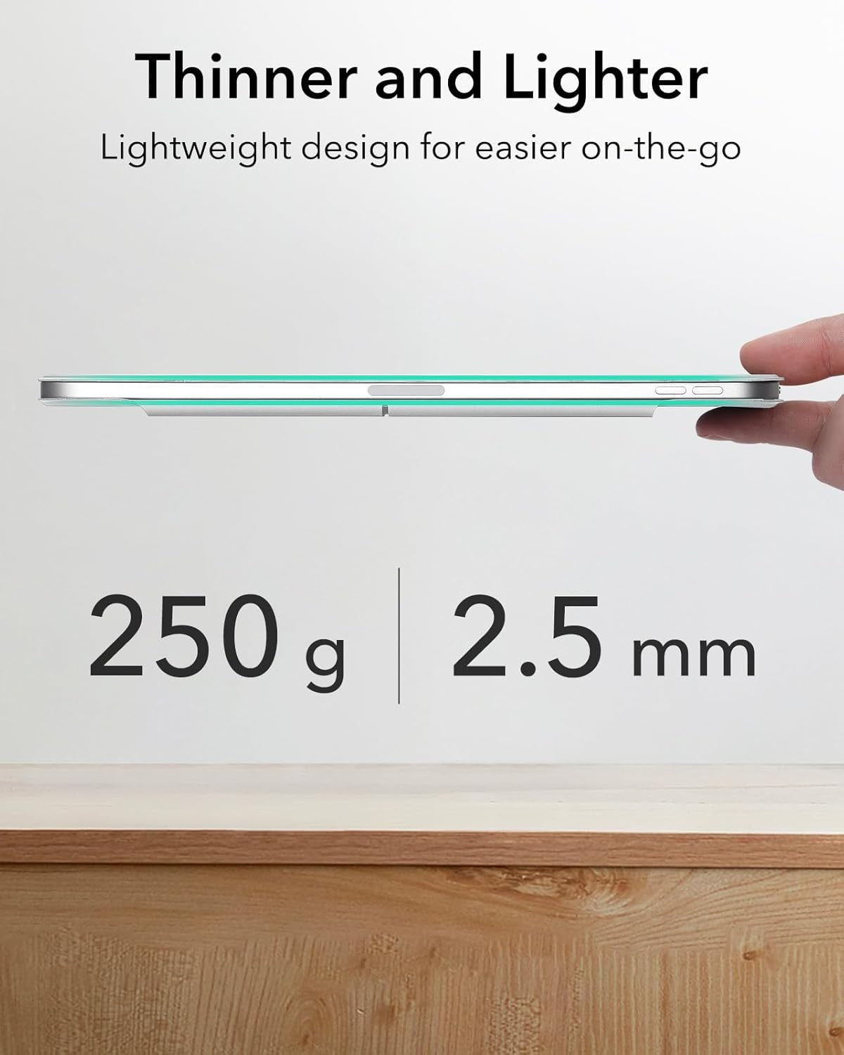 ESR iPad Air 11 Inch Case with Magnetic Attachment Slim Trifold Stand