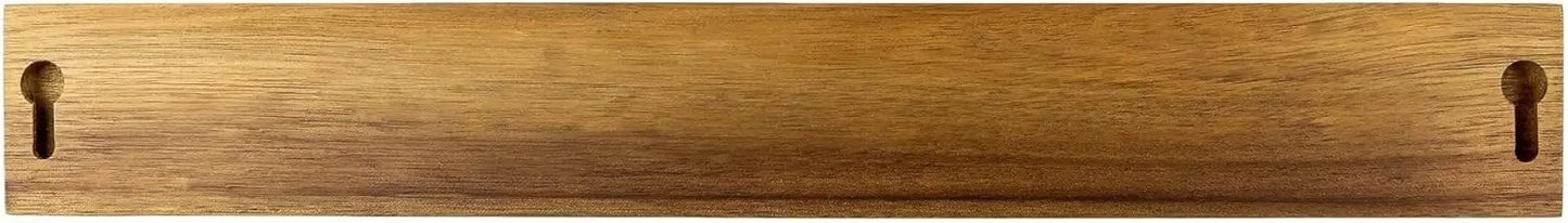 Generic 16-Inch Magnetic Knife Strip Holder in Natural Acacia Wood