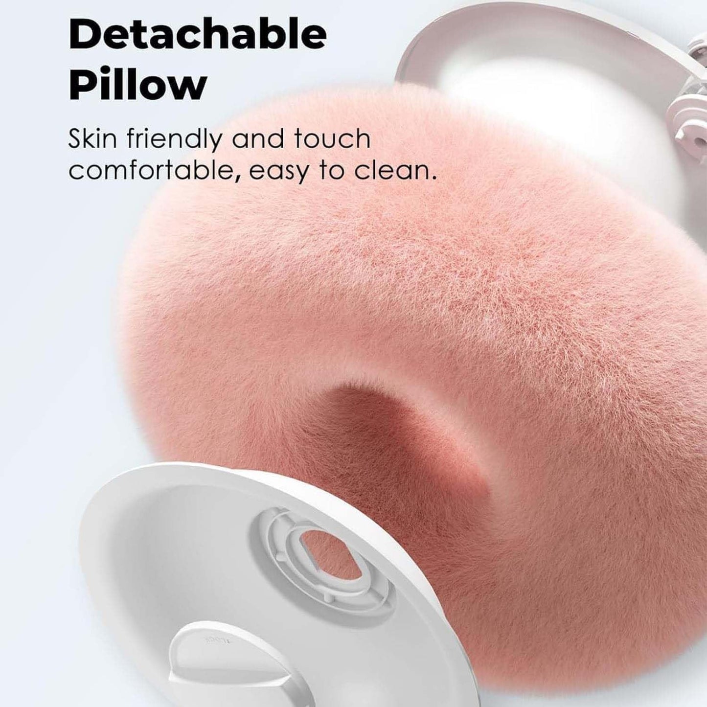 Generic Phone Pillow Stand for Reading Adjustable Cute Fuzzy Bowl