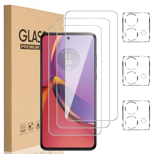 HEYUS HD Clear Screen Protector and Camera Lens for Moto G84