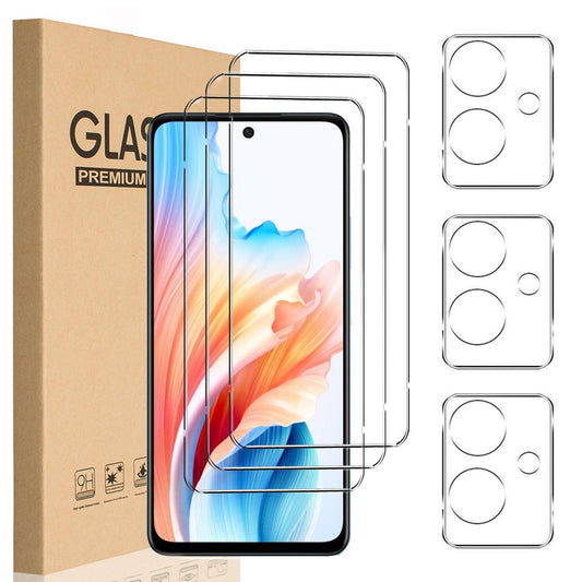 HEYUS HD Clear Screen Protector and Camera Lens for OPPO A79 5G