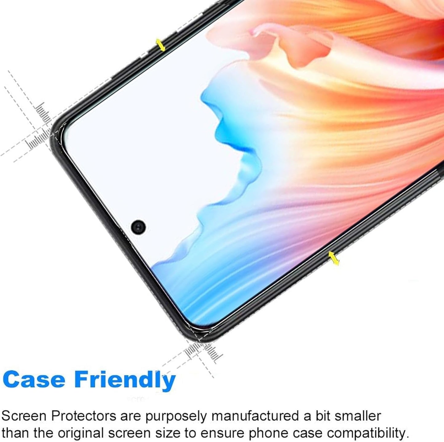 HEYUS HD Clear Screen Protector and Camera Lens for OPPO A79 5G