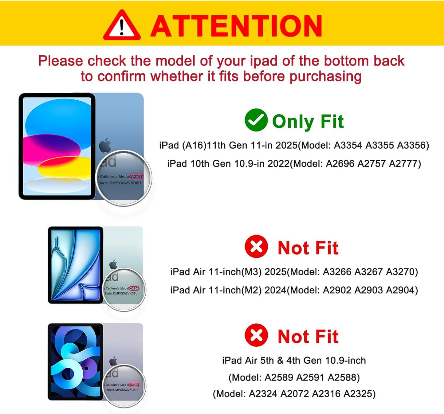 Meliya Slim Hard Shockproof Case for iPad 11" & 10.9" 2022 Pink