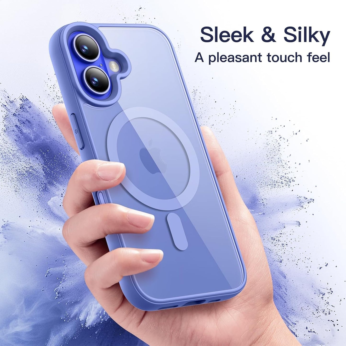 JETech Magnetic Case for iPhone 16 6.1-Inch Shockproof Bumper Cover