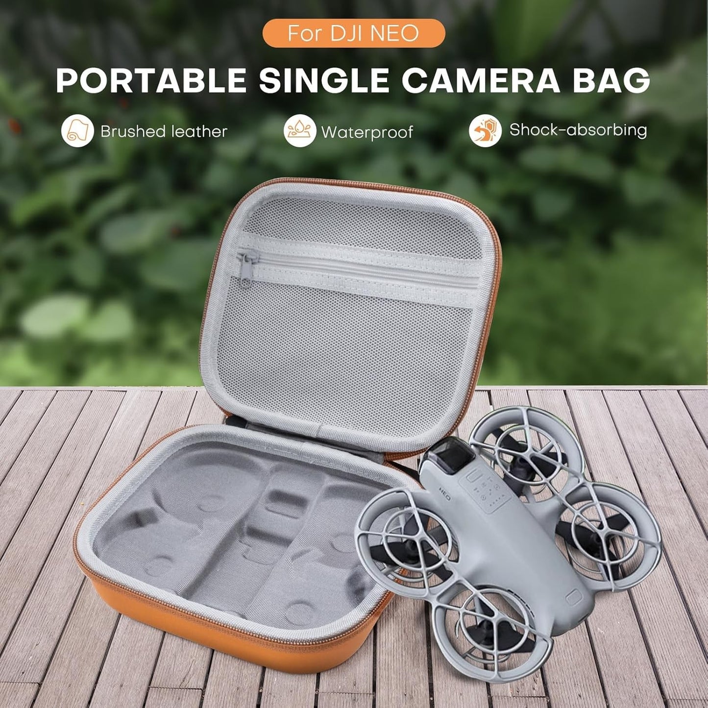 REYGEAK Waterproof Drone Bag for DJI NEO Accessories - Compact Storage
