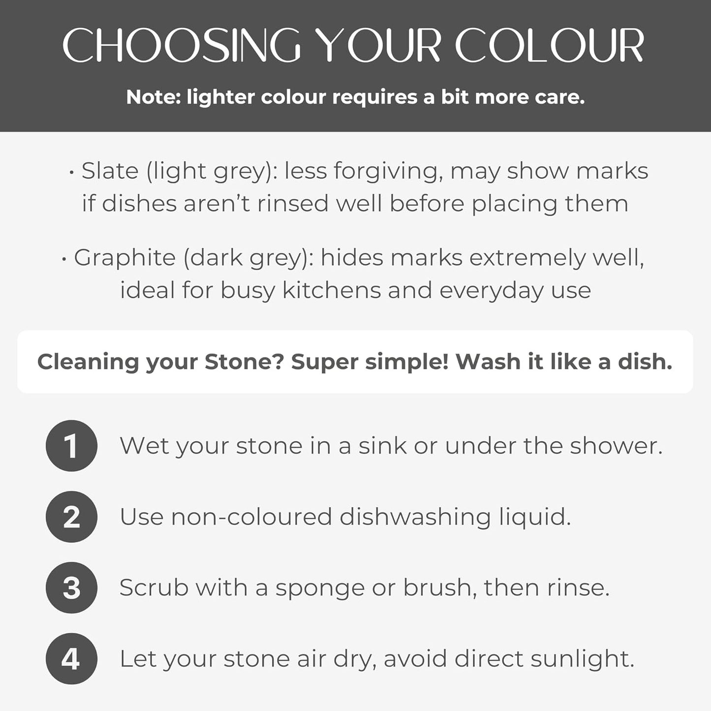 Natureva Stone Dish Drying Mat Super Absorbent Diatomite Slate Tide