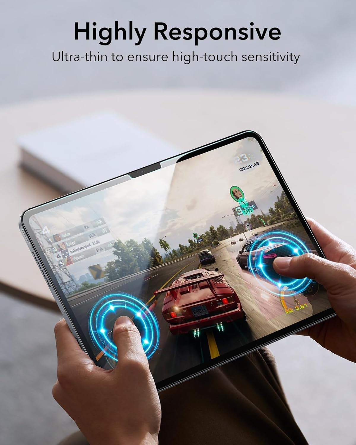 ESR 2 Pack Screen Protector for iPad Pro 11 Inch with UltraFit Tray